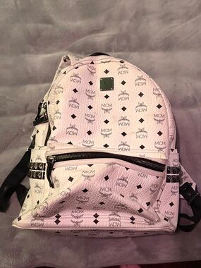 MCM Backpack in White